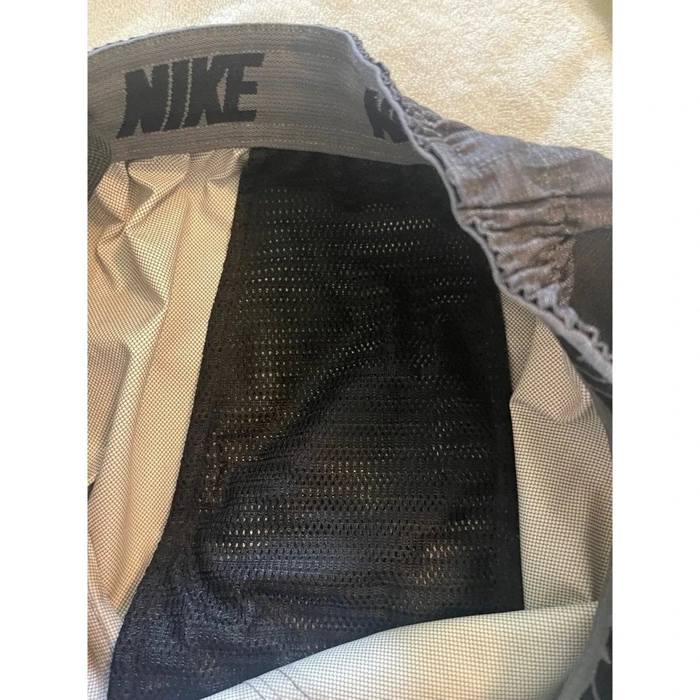 Nike Gold Storm Fit Pants Men's Sz Large Blue-Grey Pull up Zip‎ Leg